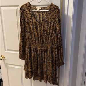 Michael Kors Leopard Print Dress